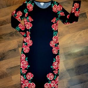 EUC LuLaRoe Debbie Long Sleeve Dress ~ Size M